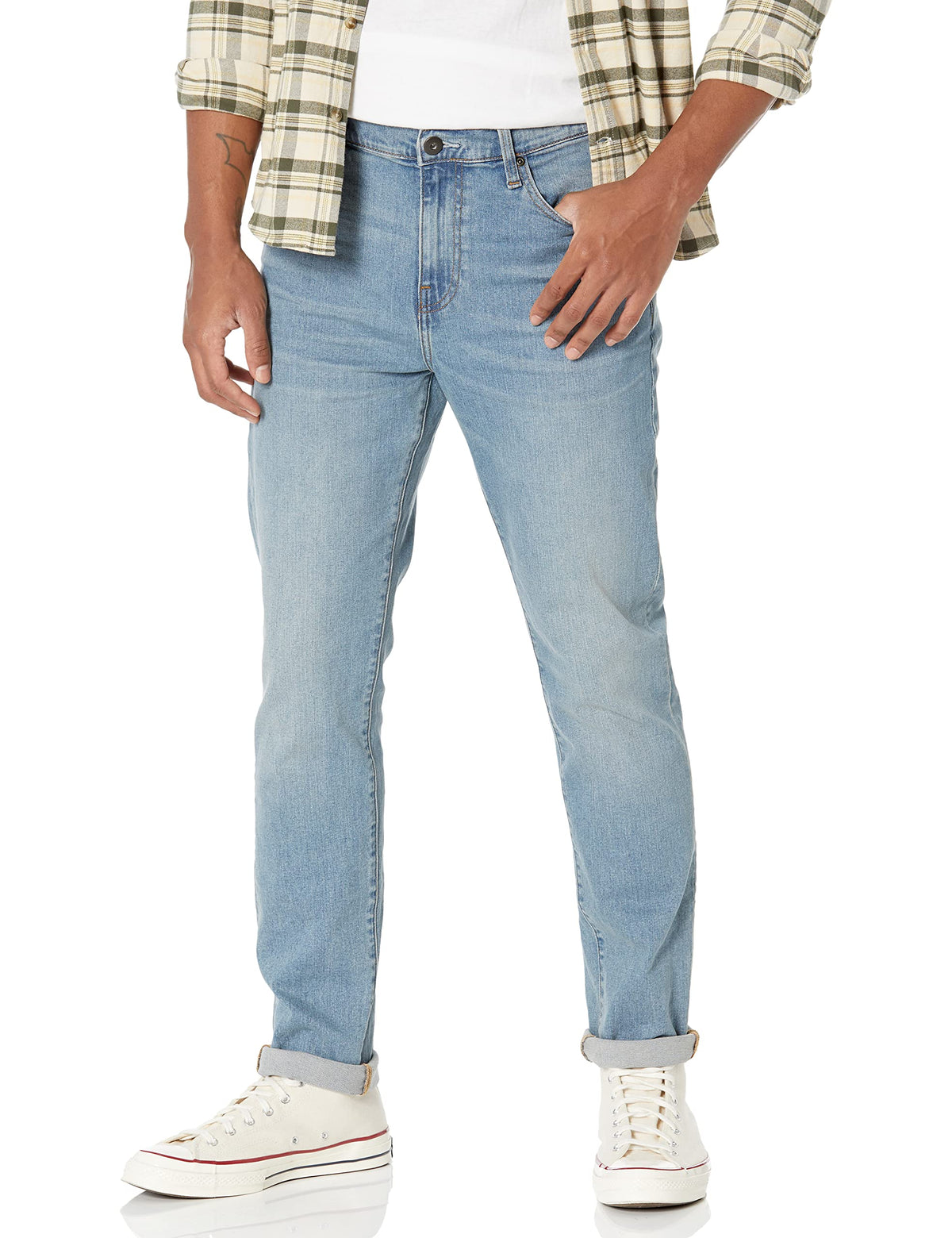Amazon Essentials Mens Slim-Fit Comfort Stretch Jeans - Discontinued Colors