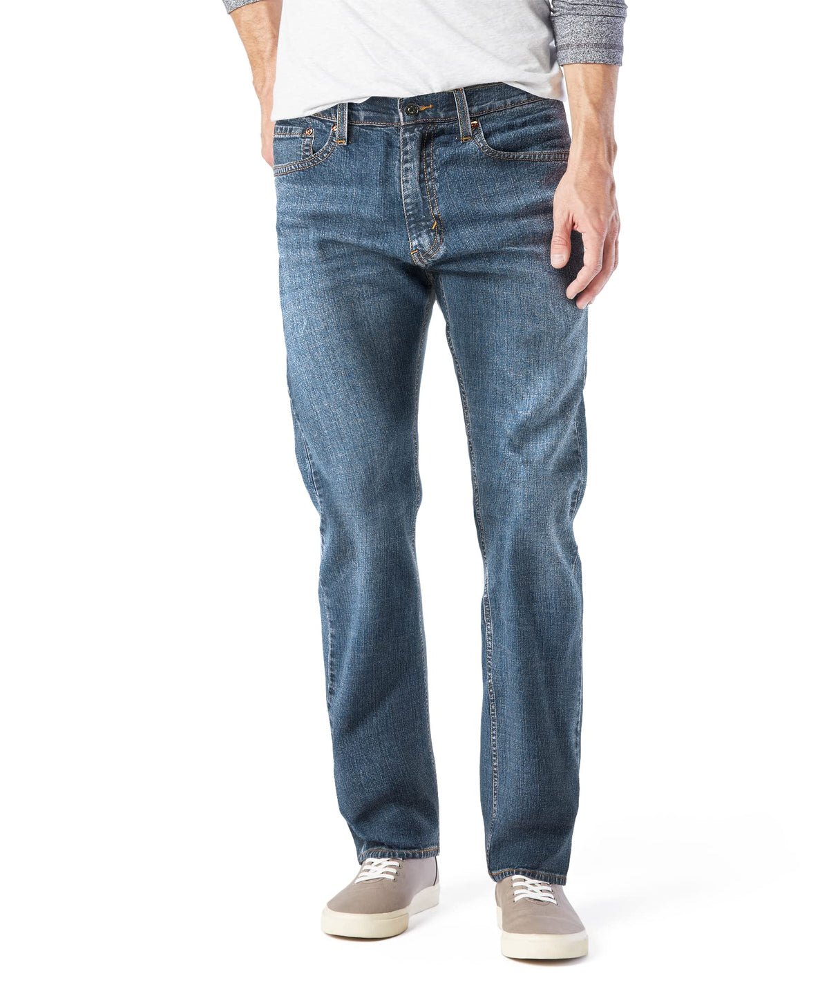 Levi Strauss Signature Gold Men's Regular Fit Flex Jeans