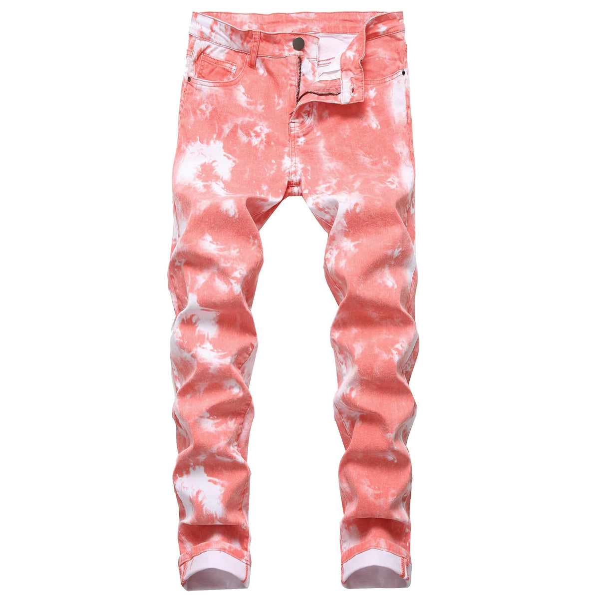 RANMCC Men's Printed Stretch Skinny Jeans Premium Slim Fit Fashionable Designs Denim Pants Jeans