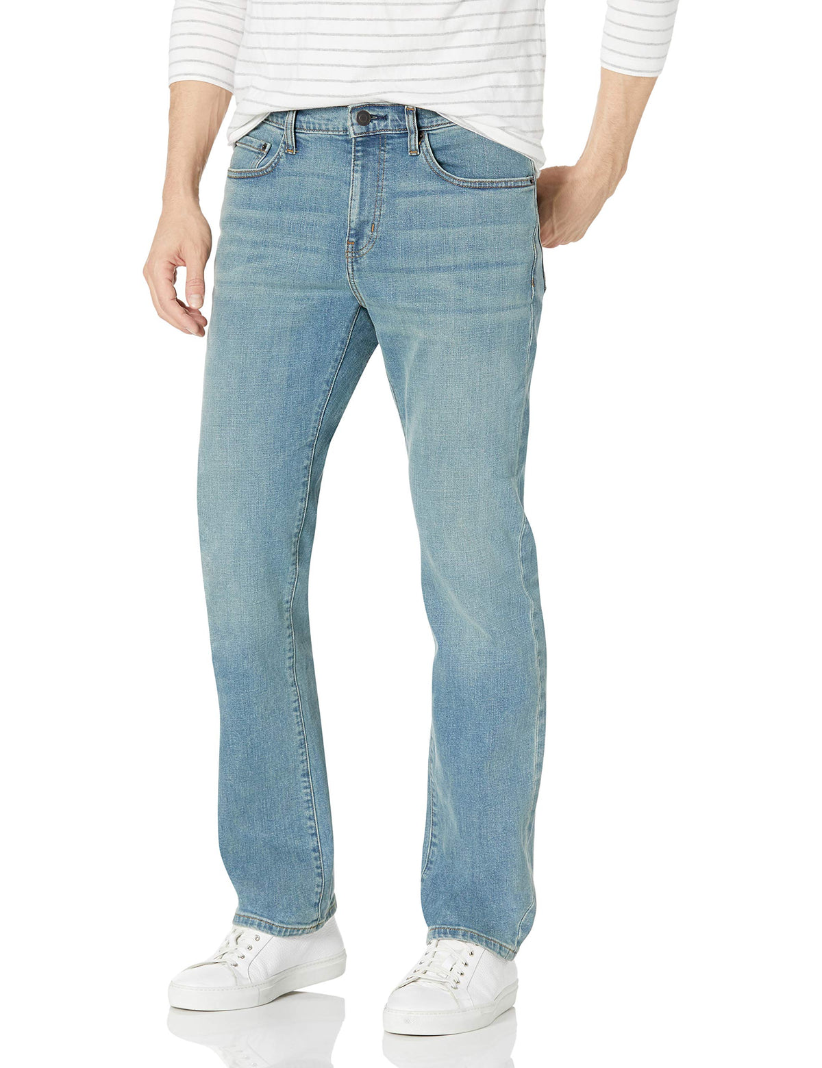 Amazon Essentials Mens Jeans, Slim Fit Stretch, Bootcut - Discontinued Colors