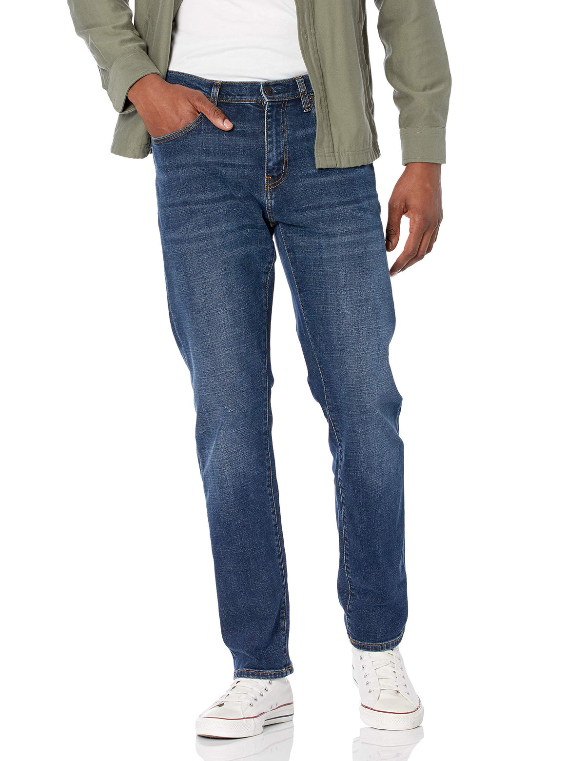 Amazon Essentials Men's Athletic-Fit Stretch Jeans - Discontinued Colors
