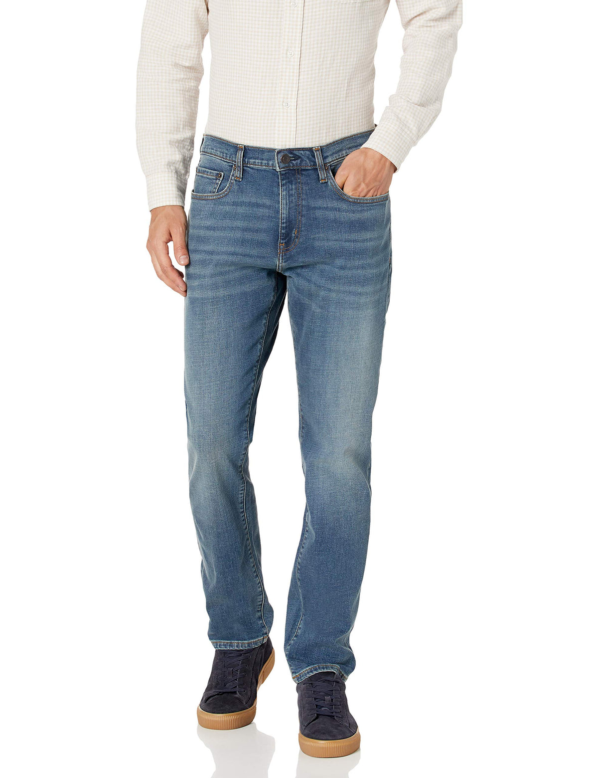 Amazon Essentials Men's Athletic-Fit Stretch Jeans - Discontinued Colors