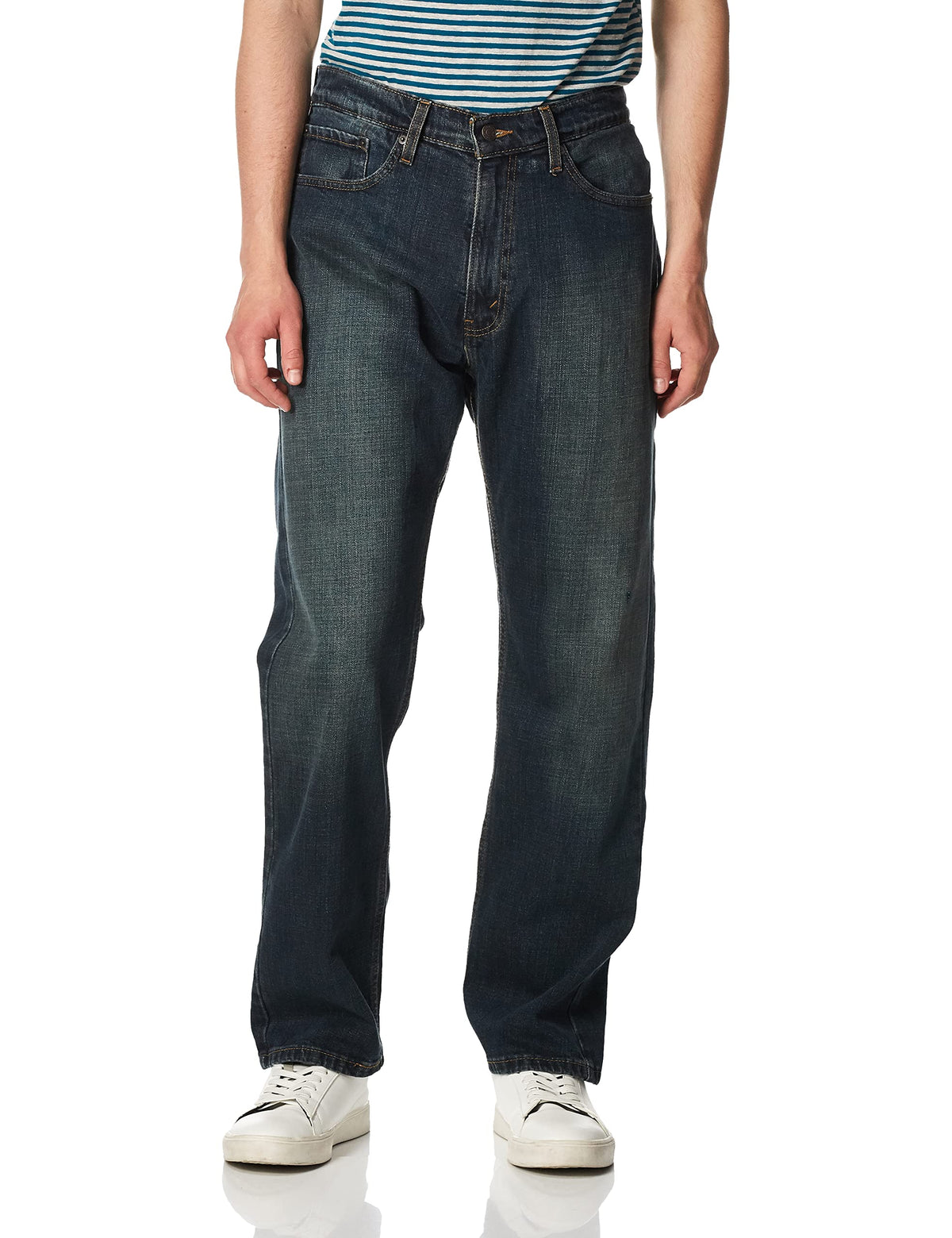 Levi Strauss Signature Gold Men's Relaxed Fit Flex Waistband Jeans