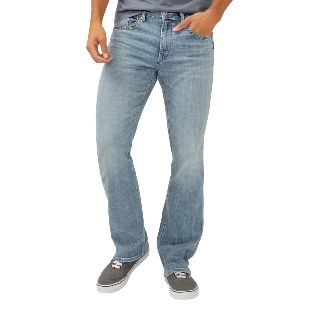 Silver Jeans Co. Mens Jace Slim Fit Bootcut Jeans