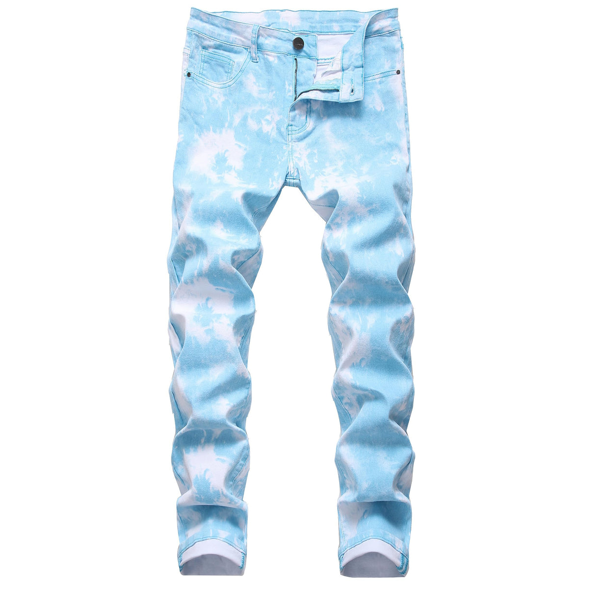 RANMCC Men's Printed Stretch Skinny Jeans Premium Slim Fit Fashionable Designs Denim Pants Jeans