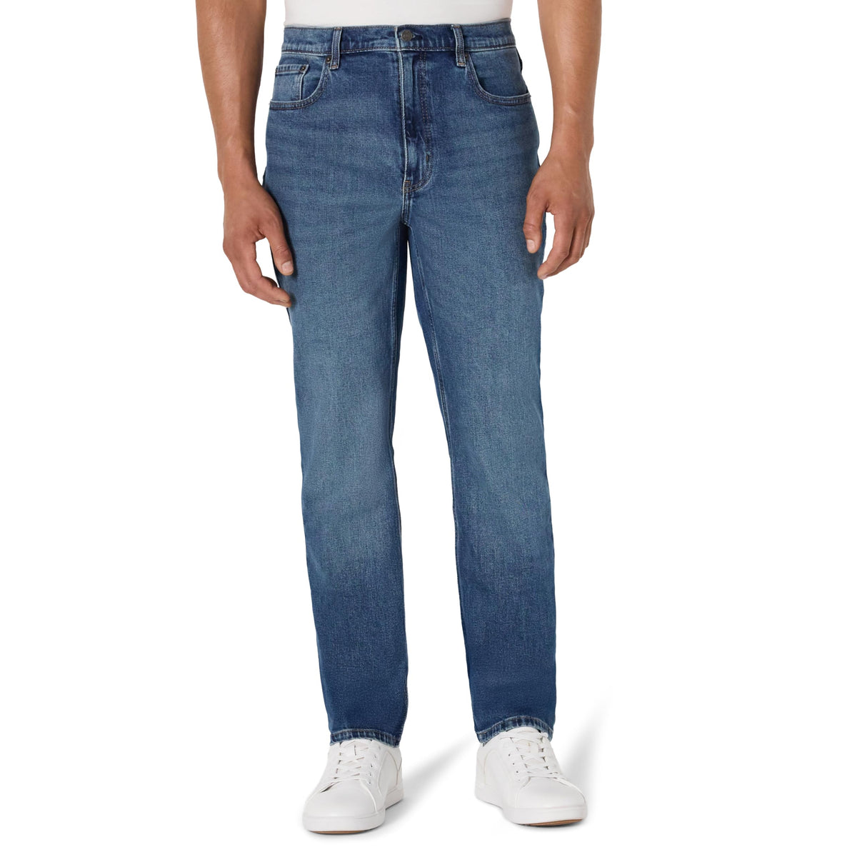 Amazon Essentials Men's Low Stretch Slim Straight Denim Jeans, Vintage Inspired
