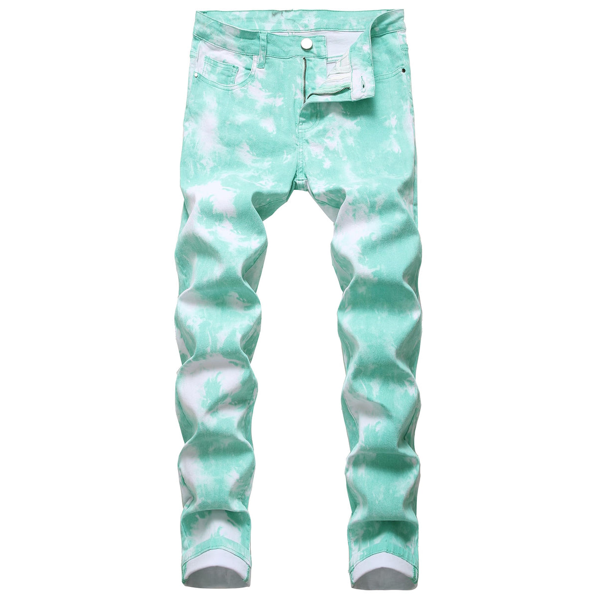 RANMCC Men's Printed Stretch Skinny Jeans Premium Slim Fit Fashionable Designs Denim Pants Jeans