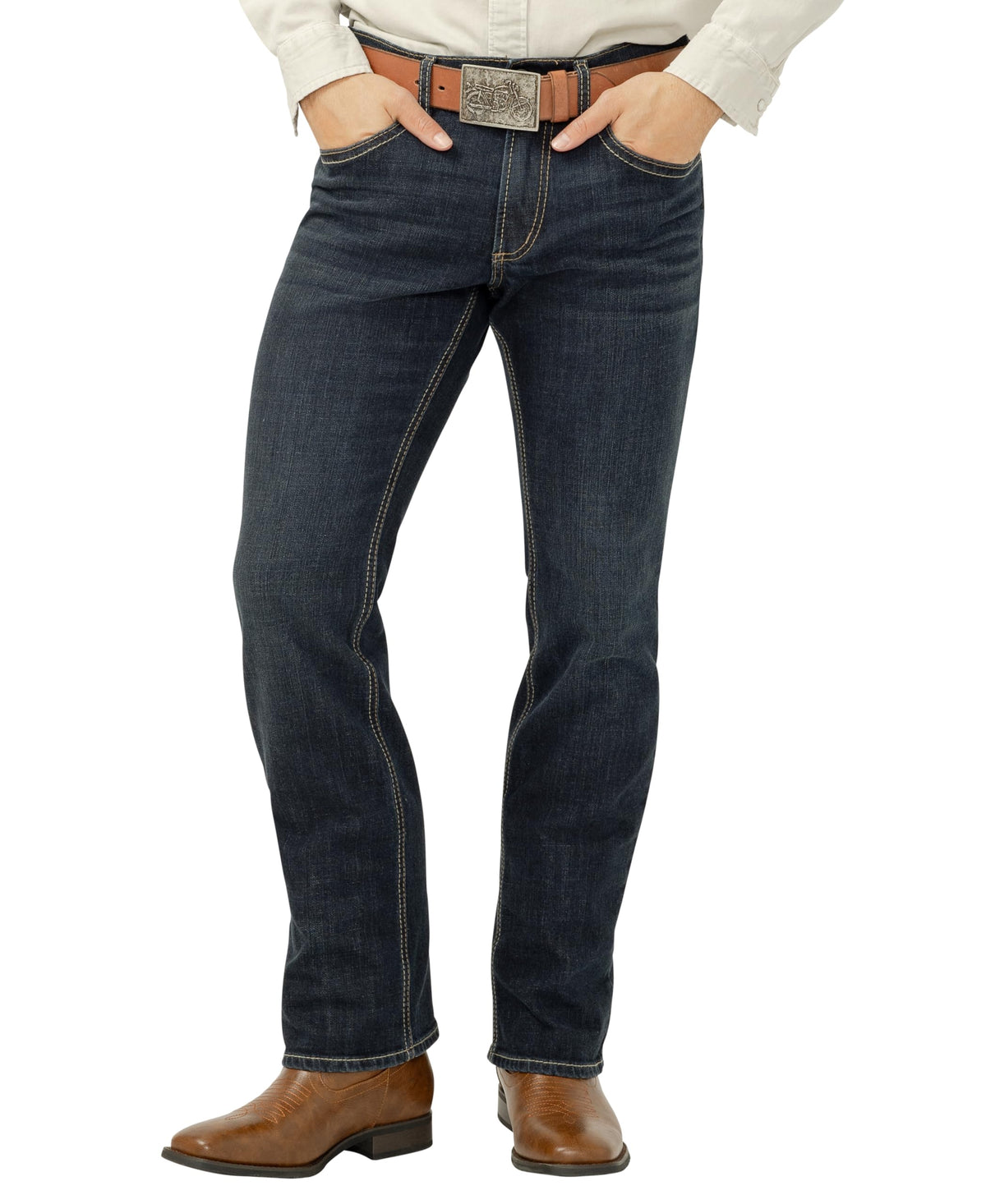 Silver Jeans Co. Mens Jace Slim Fit Bootcut Jeans