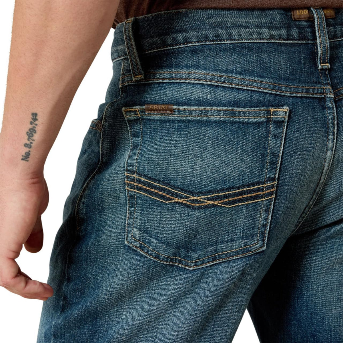 Ariat Men's M4 Low Rise Stretch Legacy Boot Cut Jean