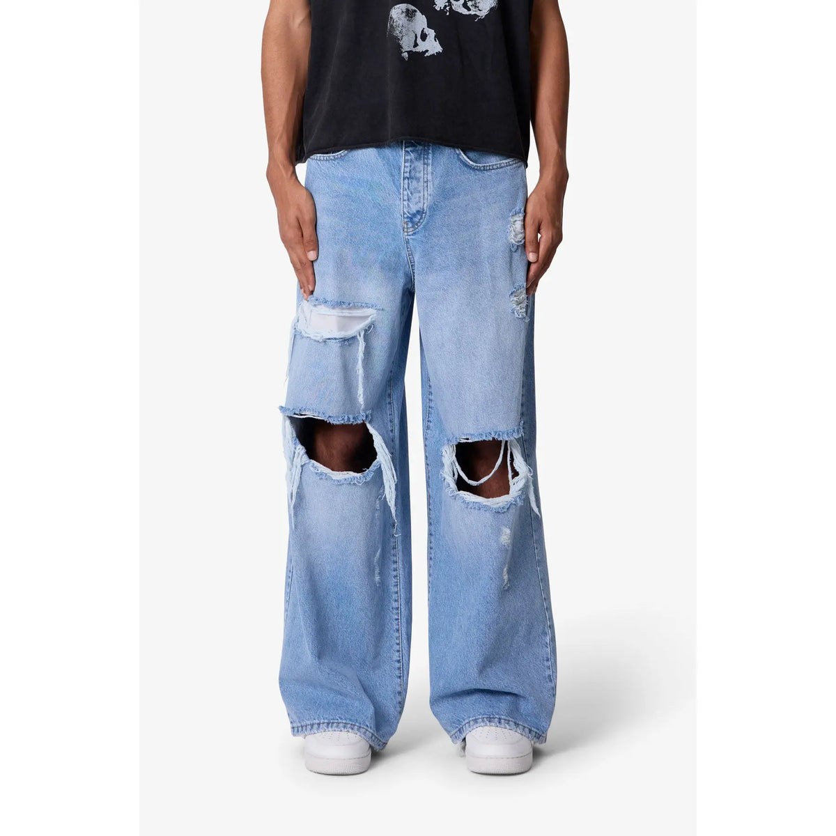 mnml Thermal Patch Rave Denim - Blue