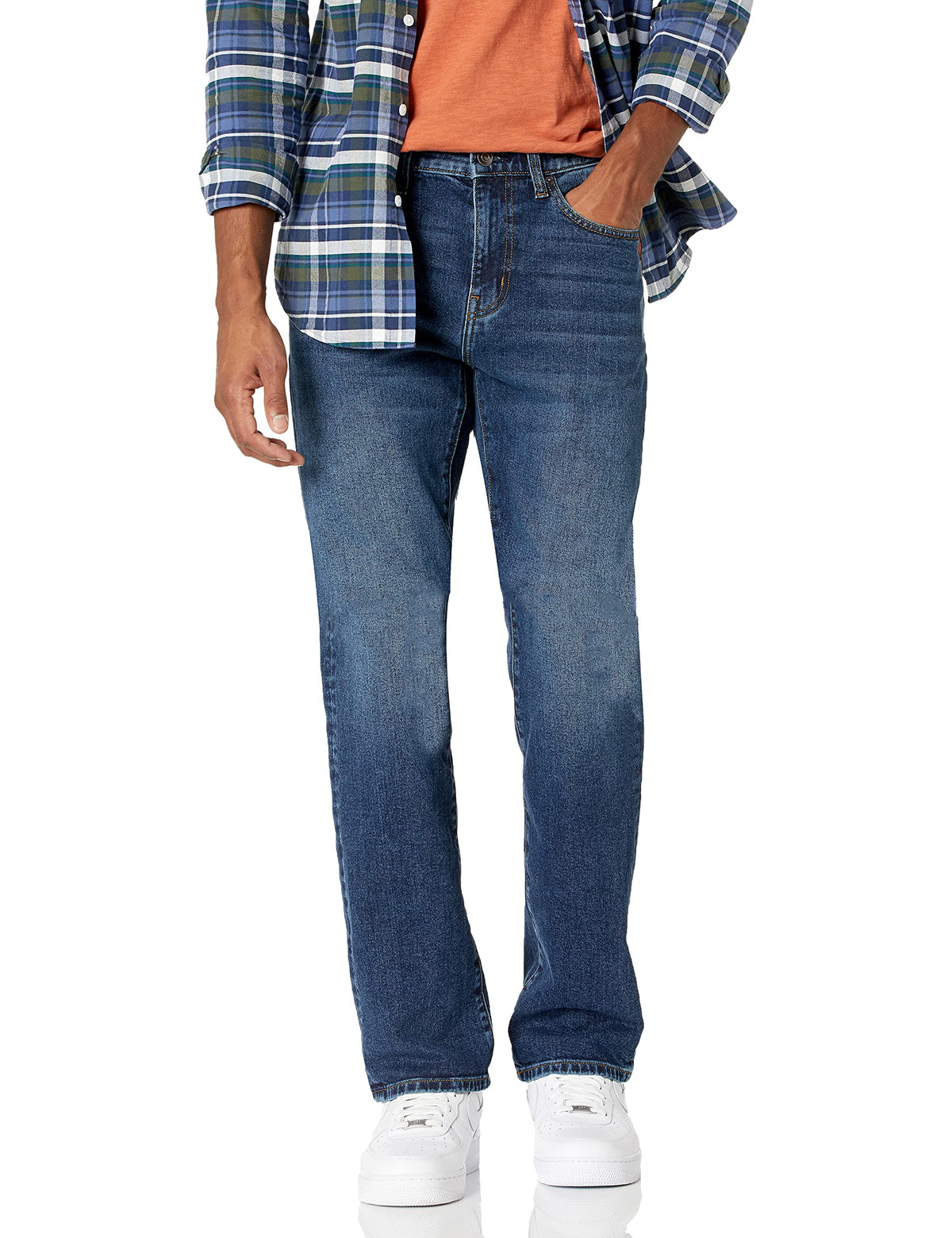 Amazon Essentials Mens Jeans, Slim Fit Stretch, Bootcut - Discontinued Colors