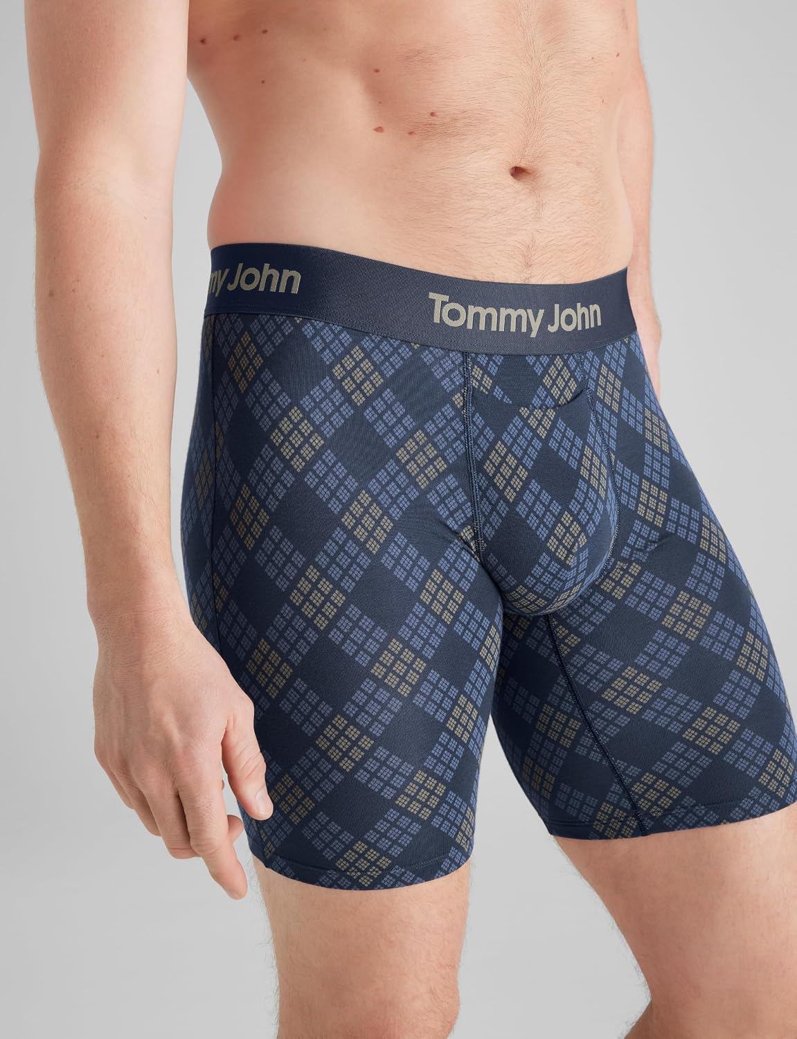 Tommy John Men's Second Skin 8" Boxer Brief Underwear