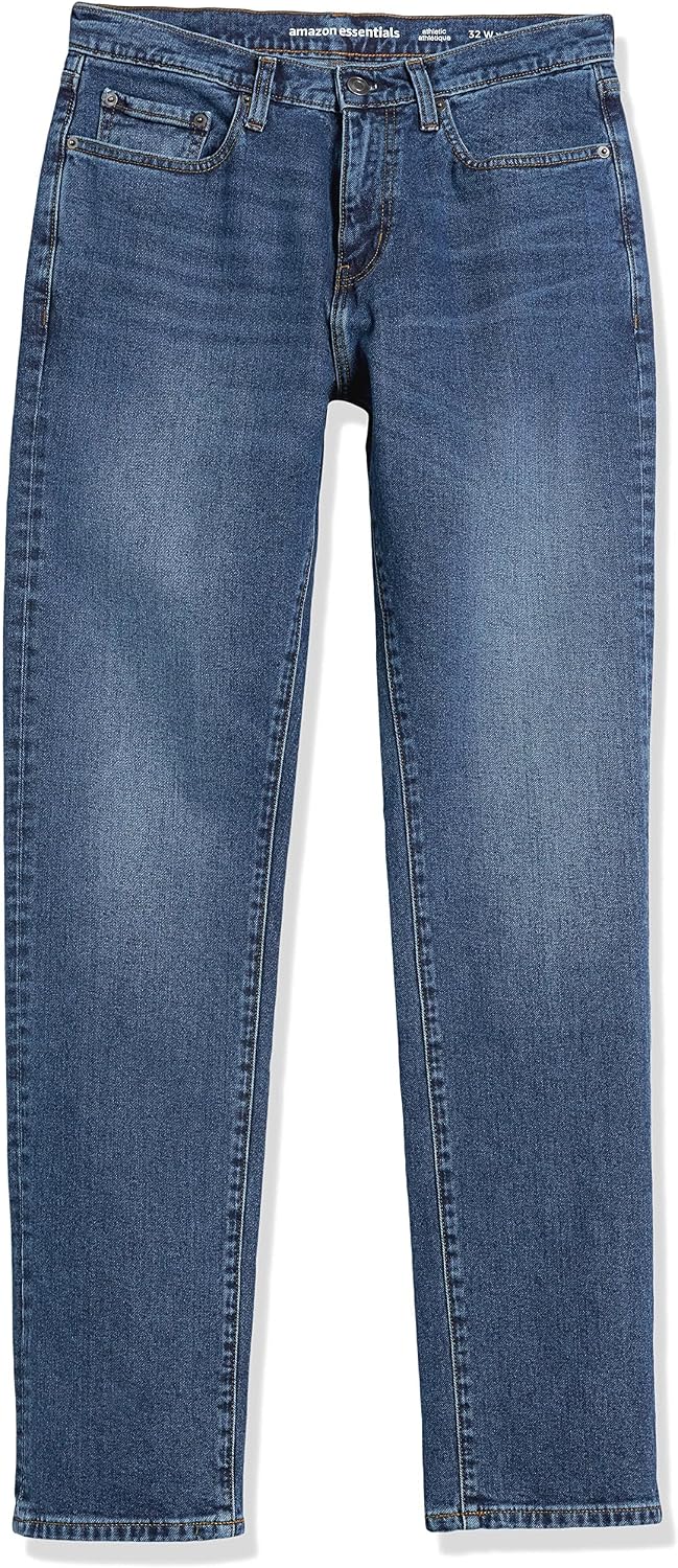 Amazon Essentials Men's Athletic-Fit Stretch Jeans - Discontinued Colors