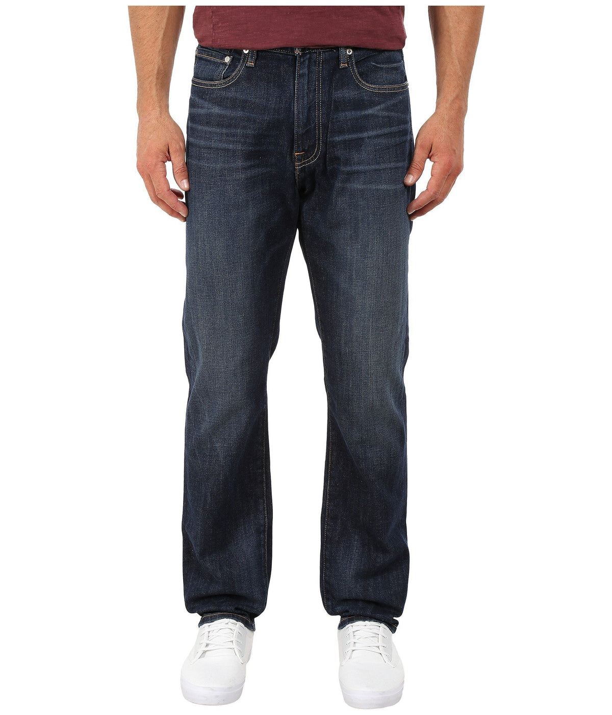 Lucky Brand 410 Athletic Fit Jeans in Black Rinse