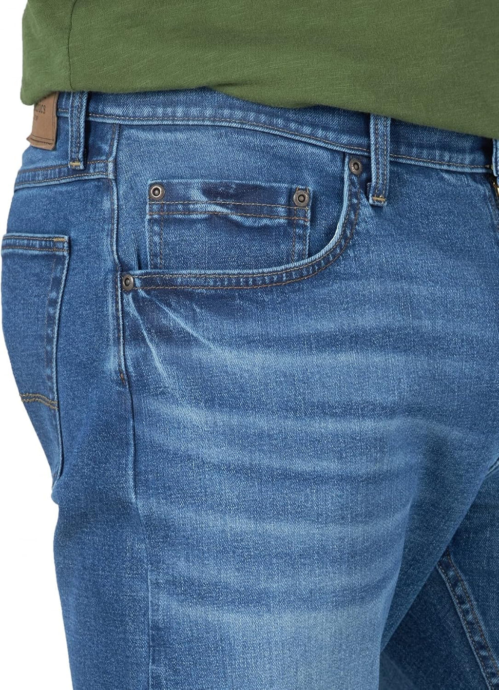 Wrangler Authentics Mens Athletic Fit Stretch Jean