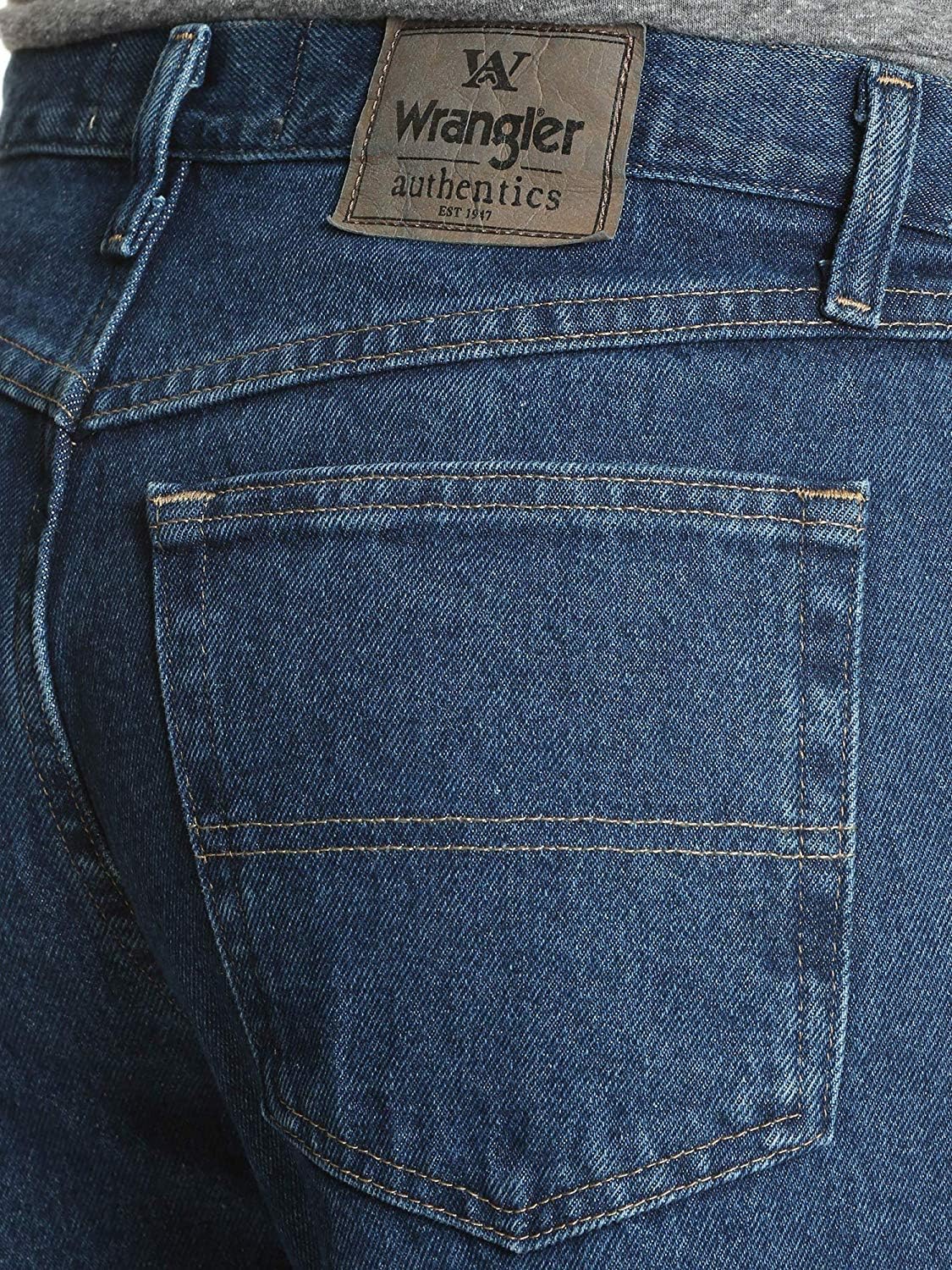 Wrangler Authentics Men's Classic 5-Pocket Relaxed Fit Cotton Jean