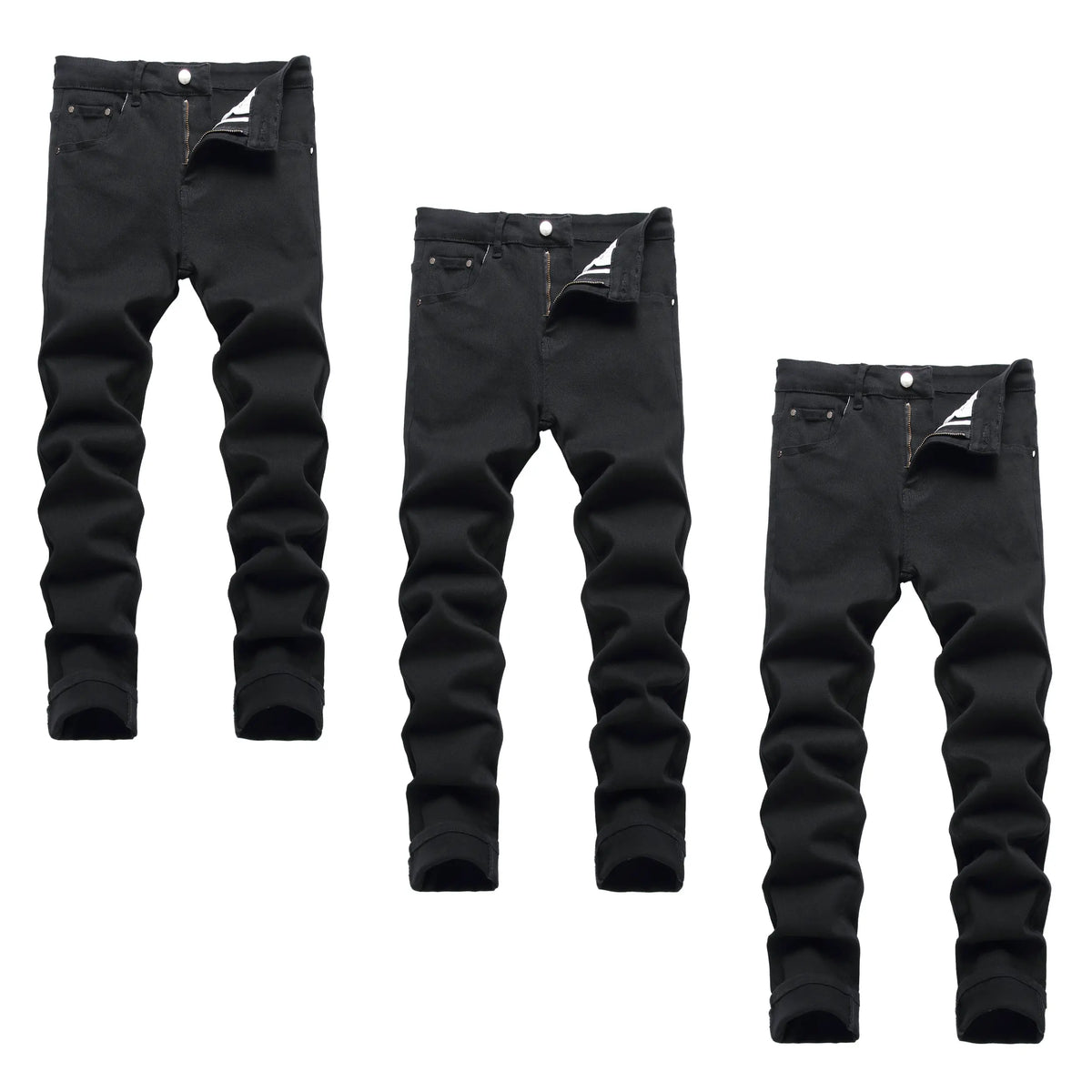 JUNBAOSS Men's Multi Pack Slim Fit Stretch Jeans Colored Skinny Jeans for Men, Distressed Straight Leg Casual Fashion Comfort Flex Waist Denim Pants, Menswear Classic Street Style Cotton Fabric Jean Natural Hipster Personalized Stylish Streetwear Jeans su
