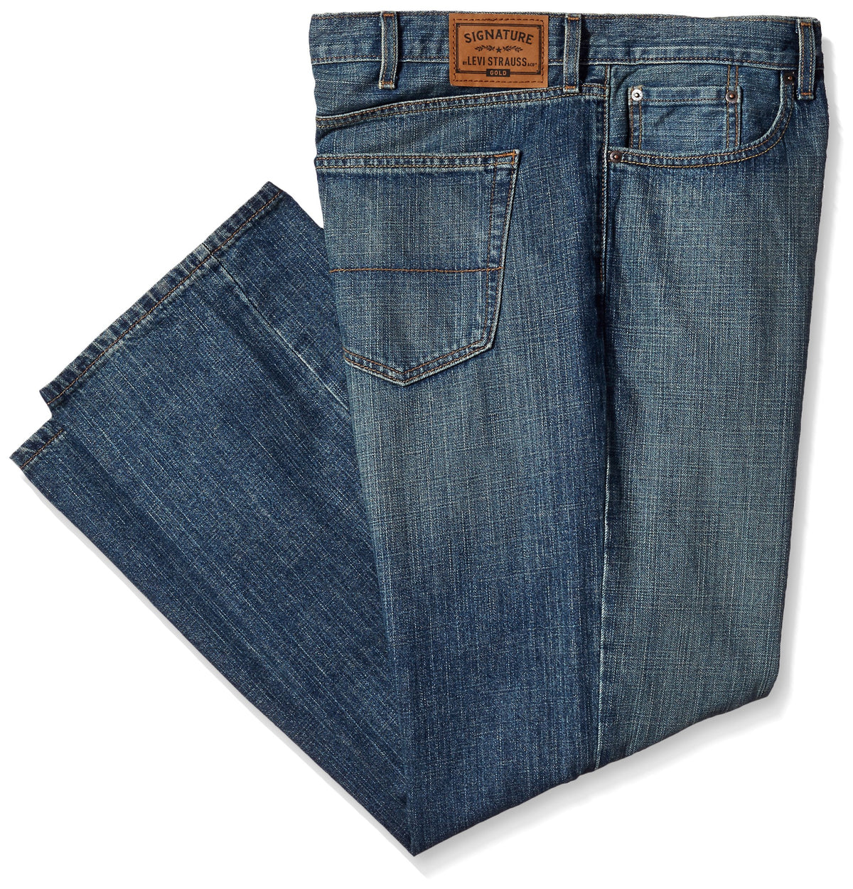 Levi Strauss Signature Gold Men's Relaxed Fit Flex Jeans