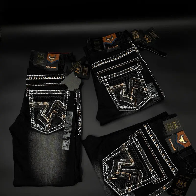 Men's Premium Boot Cut Denim Jeans - Pantalon Vaquero para hombre