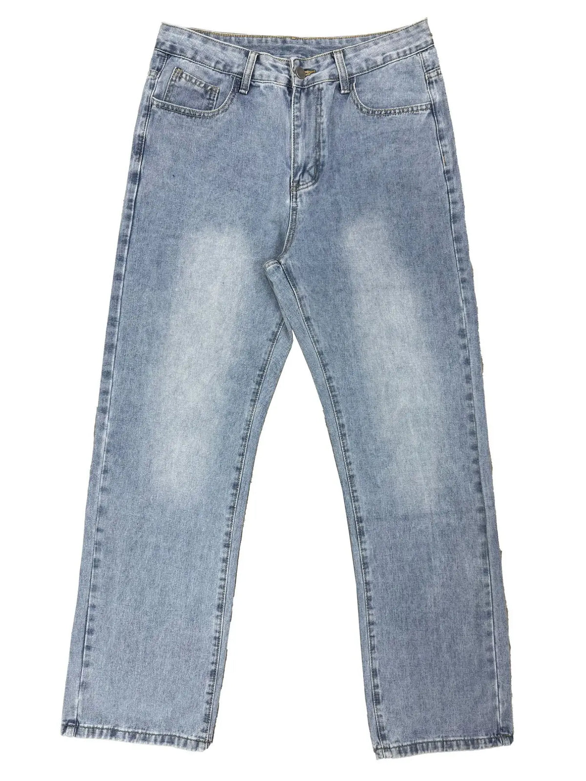 Men's Wide Leg Oversized High Waist Jeans, Loose Fit Baggy Denim Jeans, Washed Y2K Streetwear Style, All Season Wear, Unique Washing, Comfortable and Stylish