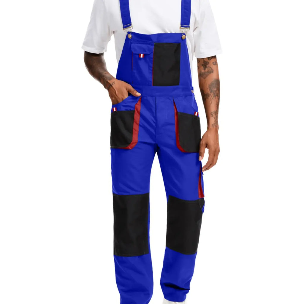 Workidea Bib Overall with Multiple Pockets Fabric Menswear Fabric Menswear