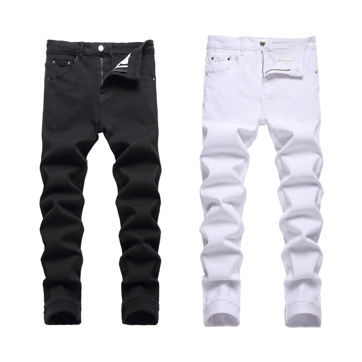 JUNBAOSS Men's Multi Pack Slim Fit Stretch Jeans Colored Skinny Jeans for Men, Distressed Straight Leg Casual Fashion Comfort Flex Waist Denim Pants, Menswear Classic Street Style Cotton Fabric Jean Natural Hipster Personalized Stylish Streetwear Jeans su