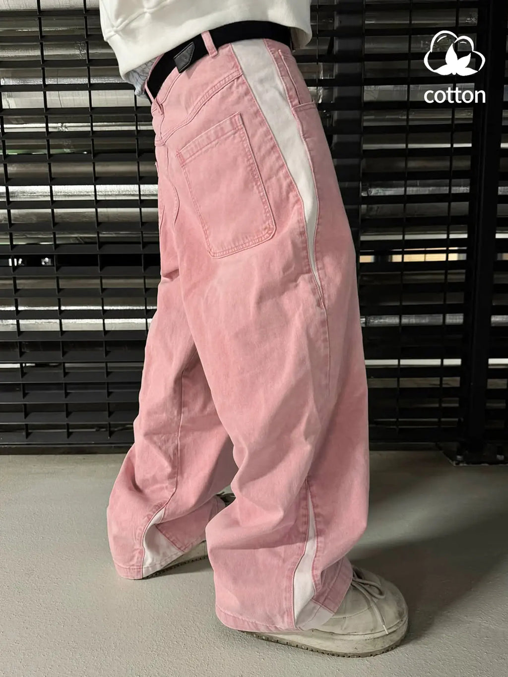 Men's Hip Hop Street Style Jeans, Loose Fit Comfortable Design, Wide Leg, Ideal for Urban and Streetwear, All Seasons, Relaxed Fit Jeans