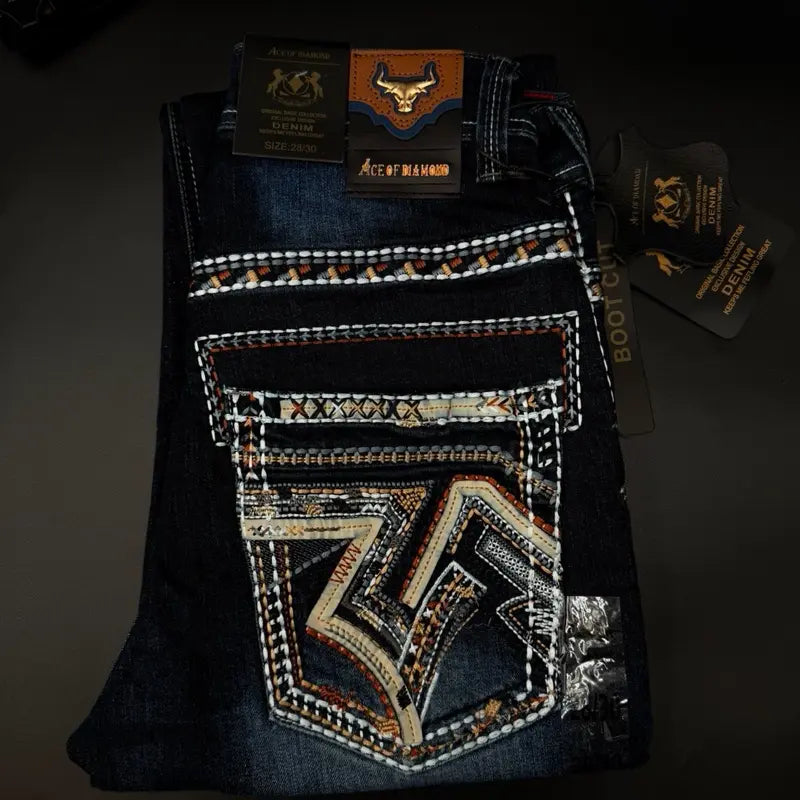 Men's Premium Boot Cut Denim Jeans - Pantalon Vaquero para hombre